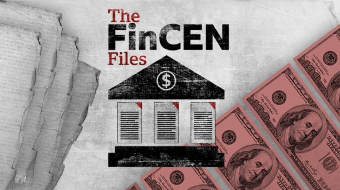 A fincen fileok kiszivárogtatása.